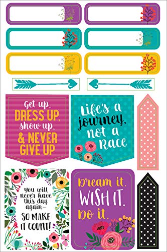 Wake Up Kick Ass Repeat Planner Stickers Set