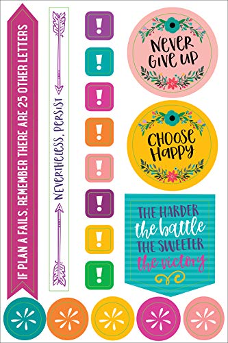 Wake Up Kick Ass Repeat Planner Stickers Set