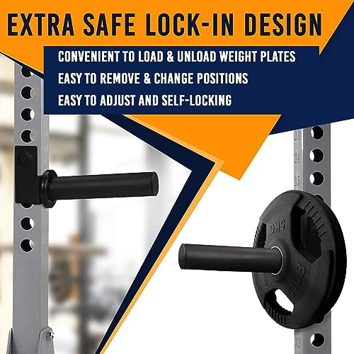 Yes4All Olympic Weight Plate Holder for Power Racks