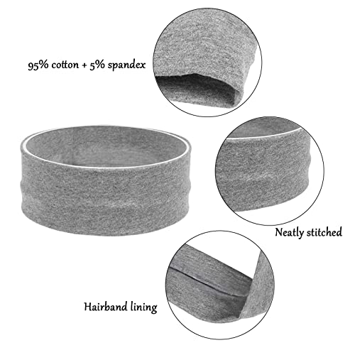 Yiwafu 6 Pack Non-Slip Yoga Headbands for Women