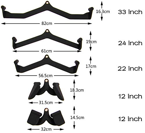 5-Piece Signature Fitness Cable Machine Attachments