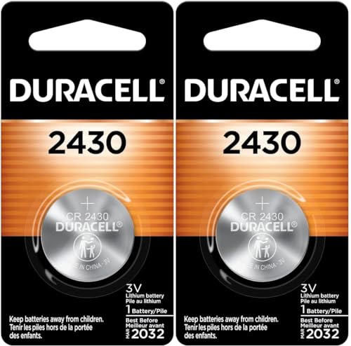 Duracell 2430 Lithium Coin Battery Pack of 2