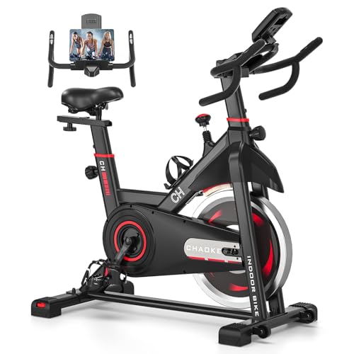 CHAOKE Silent Exercise Bike for Home Gym