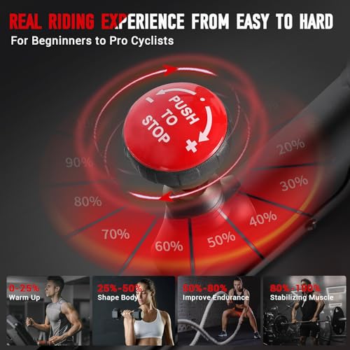 CHAOKE Indoor Exercise Bike with LCD Monitor