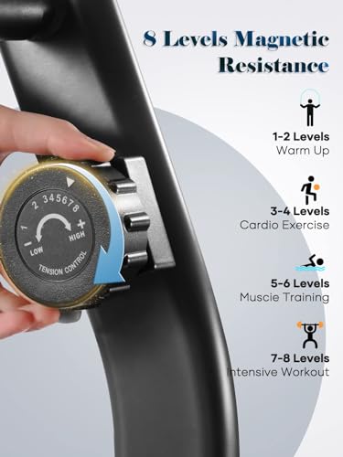 Sturdy Recumbent Exercise Bike with iPad Holder