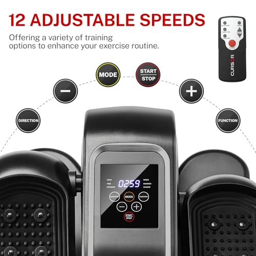 Electric Under Desk Elliptical with Remote Control
