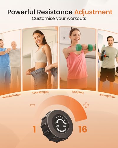 Ultra-Quiet Home Elliptical Machine with LCD Display