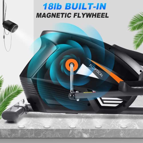 Home Elliptical Cross Trainer with 10 Resistance Levels