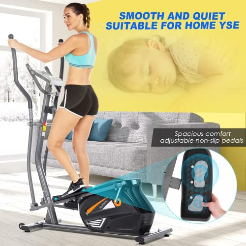 Home Elliptical Cross Trainer with 10 Resistance Levels