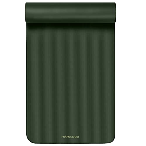 Retrospec Solana 1" Non-Slip Yoga Mat - Wild Spruce