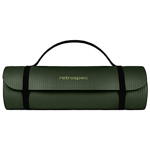 Retrospec Solana 1" Non-Slip Yoga Mat - Wild Spruce