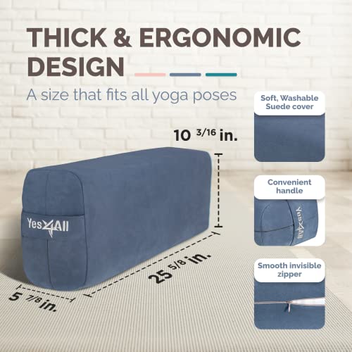 Yes4All Triple-Layer Yoga Bolster Pillow