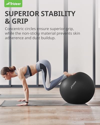 Trideer Yoga & Exercise Ball - 5 Sizes Available