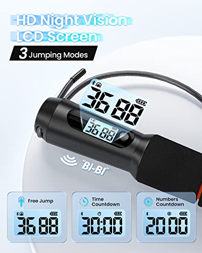 RENPHO Smart Jump Rope with Counter and App