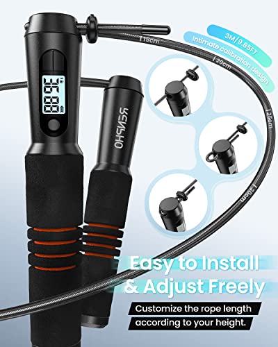 RENPHO Smart Jump Rope with Counter and App