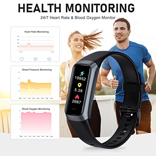 Smart Fitness Tracker with Heart Rate & Sleep Monitor