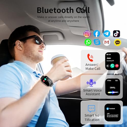 1.85" HD Smartwatch with Fitness Tracker & Calls
