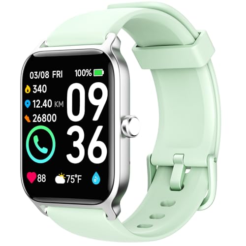 Woneligo 1.8" Smart Watch with Bluetooth and Alexa