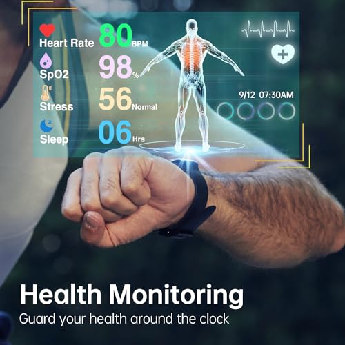 Smart Watch with Large Display for Fitness Tracking