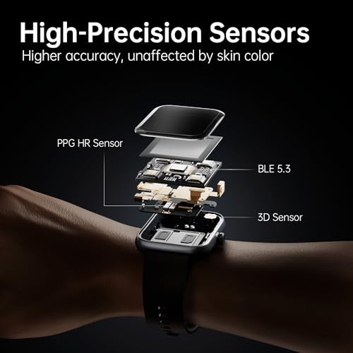 Smart Watch with Large Display for Fitness Tracking