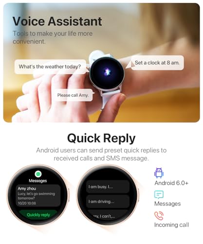 Versatile Fitness Smartwatch for Calls & Health Tracking