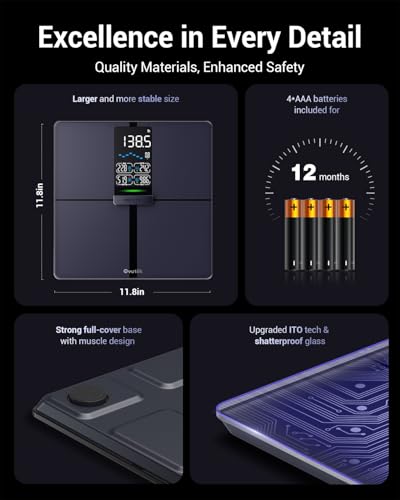 Ovutek Smart Scale: Body Composition & Fitness Sync