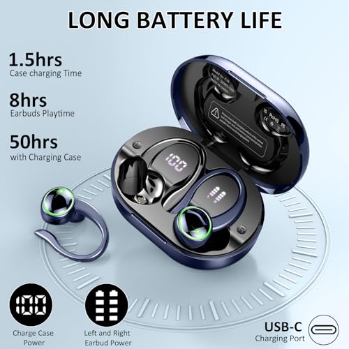 Bluetooth Sports Earbuds with Noise Cancelling Mic