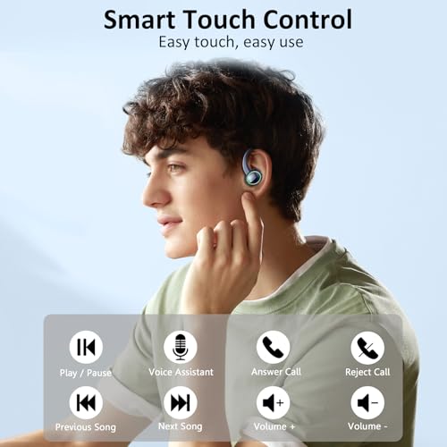 Bluetooth Sports Earbuds with Noise Cancelling Mic