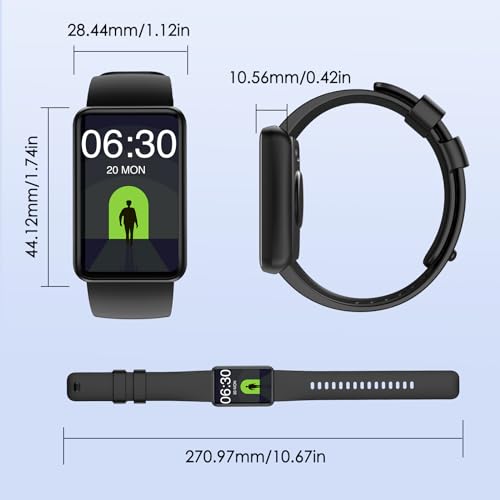 KEEPONFIT Fitness Tracker with Touch Screen & 100 Modes