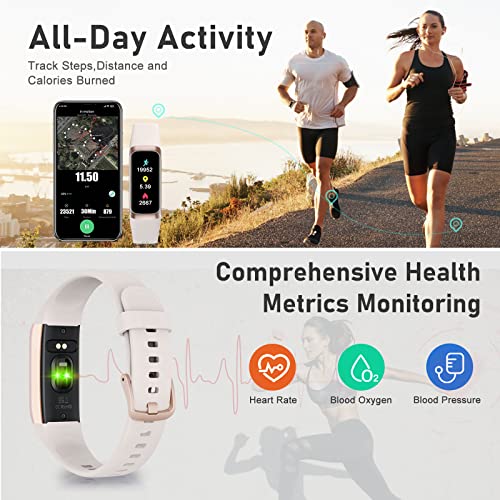 Fitness Tracker with Heart Rate and Sleep Monitor