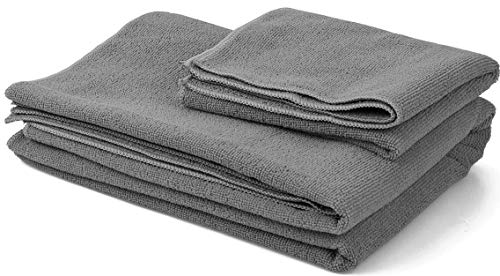 BalanceFrom 7-Piece Yoga Set - Gray, 1/2"-Thick Mat