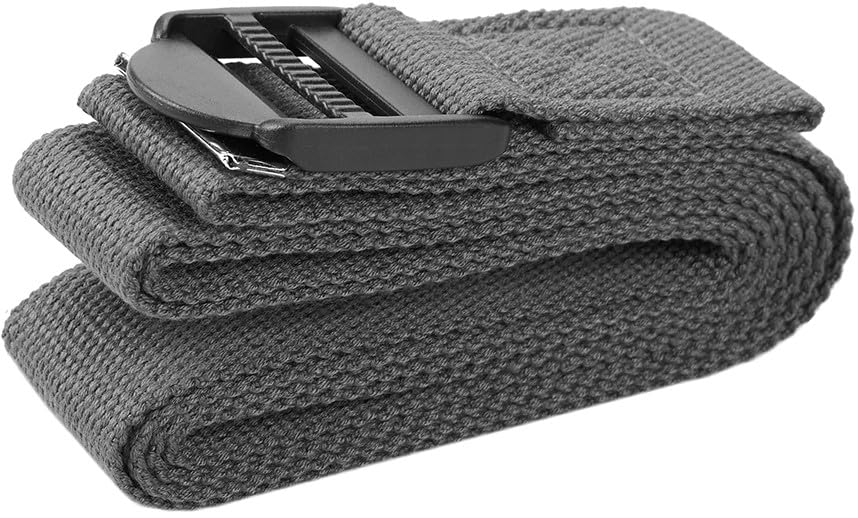 BalanceFrom 7-Piece Yoga Set - Gray, 1/2"-Thick Mat
