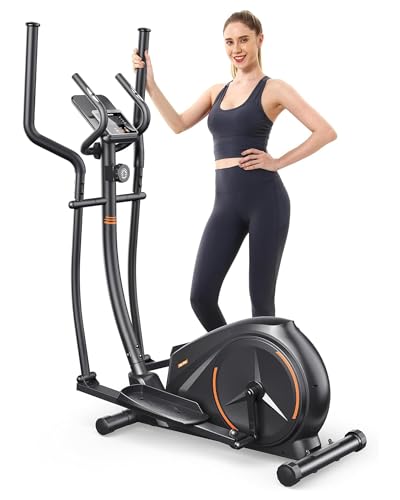 Ultra-Quiet Home Elliptical Machine with LCD Display