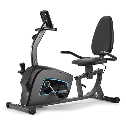 Sturdy Recumbent Exercise Bike with iPad Holder