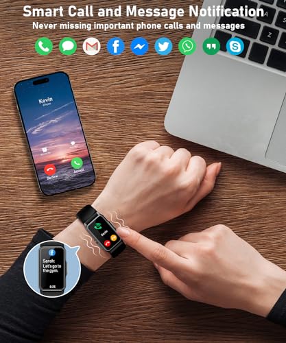 Smart sports watch with fitness tracker for Android/iPhone