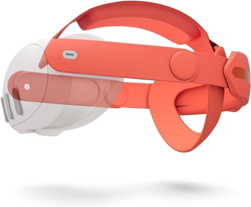 Aubika Adjustable Orange Head Strap for Meta Quest