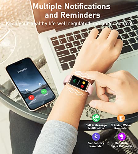 Smart Watch Fitness Tracker with Health Monitoring, 115 Sports Modes