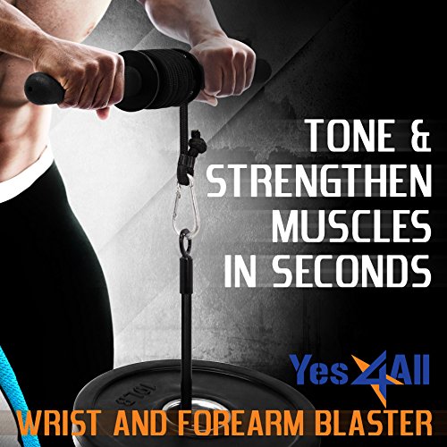 Yes4All Wrist & Forearm Blaster for Weight Lifting