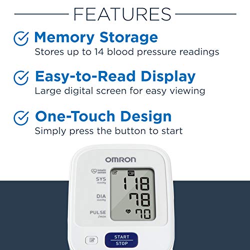 OMRON Bronze Blood Pressure Monitor, Upper Arm Cuff