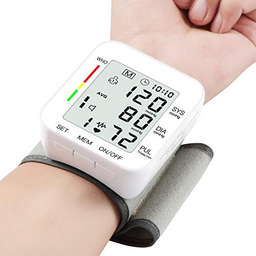 MMIZOO Wrist Blood Pressure Monitor with Large LCD