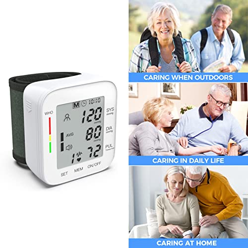 MMIZOO Wrist Blood Pressure Monitor with Large LCD