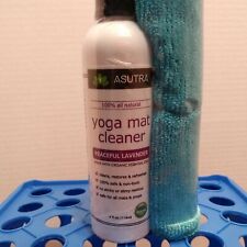 Organic Lavender Yoga Mat Cleaner, 4 oz - Deep Cleansing, Non-Slip Formula