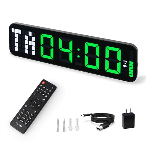 15'' Gym Timer Wall Clock with Remote Control