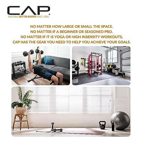 CAP Barbell 2-Inch Olympic Grip Weight Plate Set