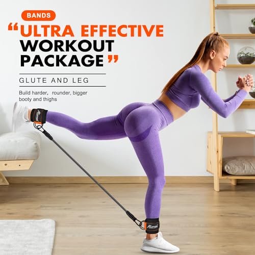 Ankle Resistance Bands for Leg and Glute Training