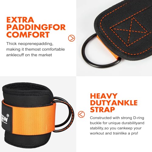 Ankle Resistance Bands for Leg and Glute Training