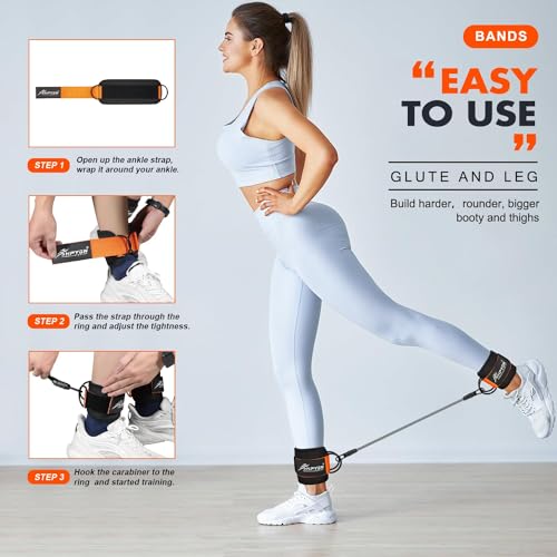 Ankle Resistance Bands for Leg and Glute Training