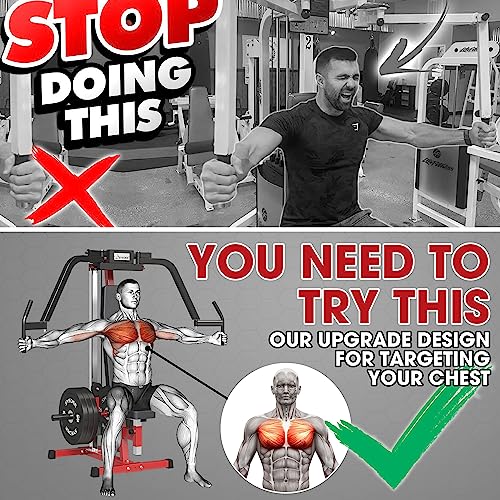 Syedee 350 lbs Chest Fly Upper Body Machine