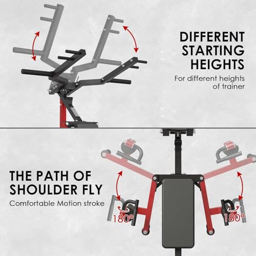 Syedee Deltoid & Shoulder Press Machine for Home Gym