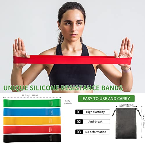 LDJRCP Resistance Exercise Bands Set with Carry Bag
